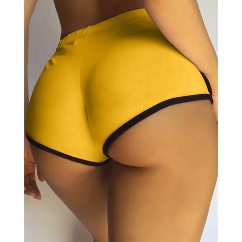 Sexy Summer Elastic Polyester Gym Beach Surf Swim Short Women Workout Running Sport Shorts