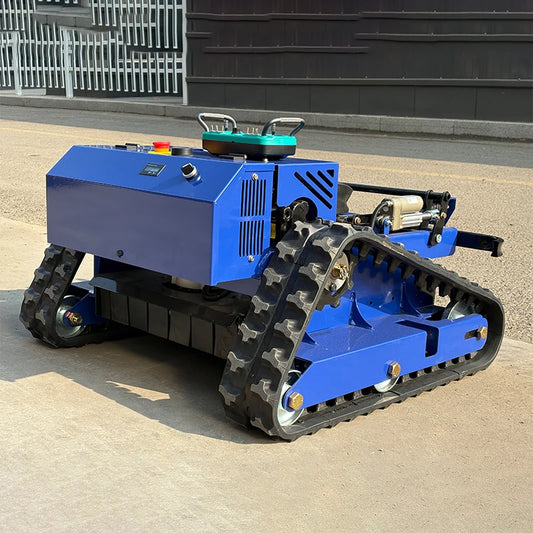 Updated Hot Selling RC Robot Lawn Mower Gasoline Four-Stroke Gasoline Slop Remote Control Lawn Mowers