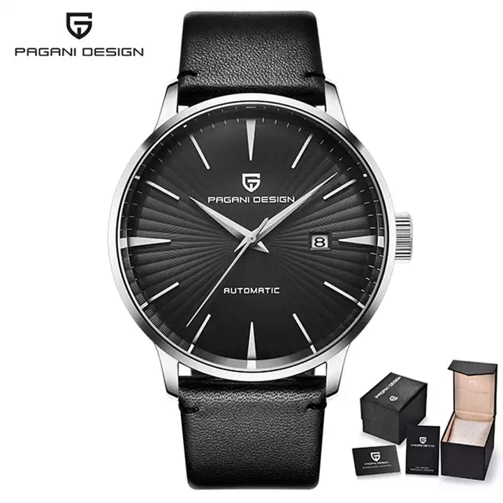 PAGANI DESIGN 2770 Men's Watches Classic Mechanical Leather Watch Men Luxury Automatic Business Waterproof Clock Man