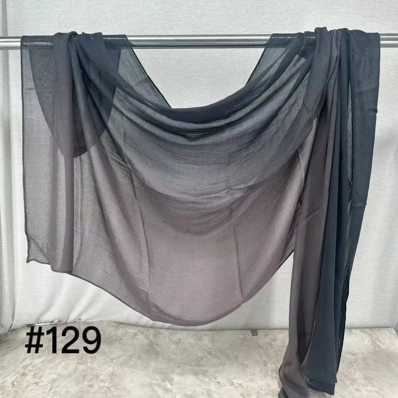 Soft Breathable Modal Hijab for Muslim Women New Digital Printed Woven Scarf Cotton Modal for Autumn
