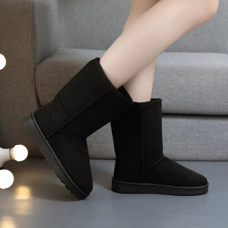 Women's Shoes 2021 Winter New Women Snow Boots Ladies High Quality Warm Australia Boots Set Foot Boots for Women Botas Mujer