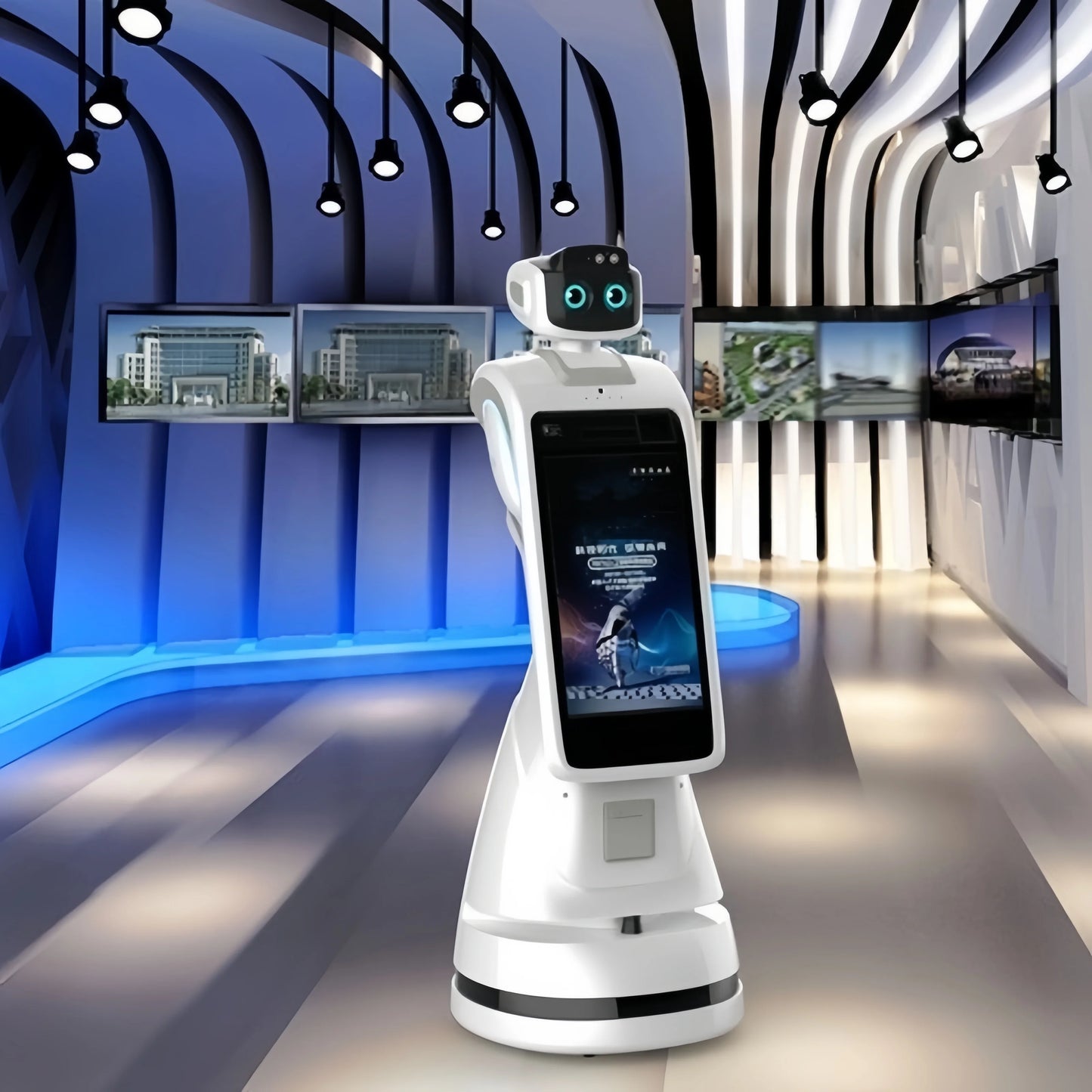 New Big Screen Welcome Humanoid Intelligent AI Reception  Intelligent Robot Reception Smart Robot Commercial Reception Robots