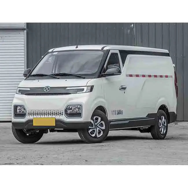 2 Seats New Design 4 Wheel Electric Cargo Truck Cargo Van Baic Ev5 Electric Delivery Van
