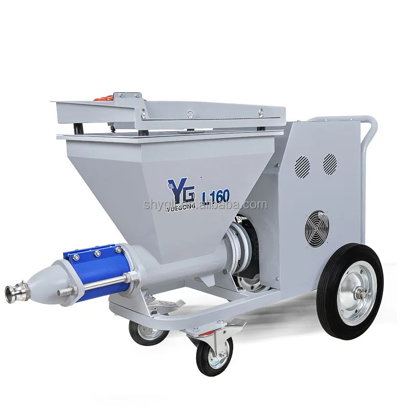 Cement Wall Mortar Sprayer with air Compressor Painting Machine Powder Coating Construction Plastering Machine for Wall Cement