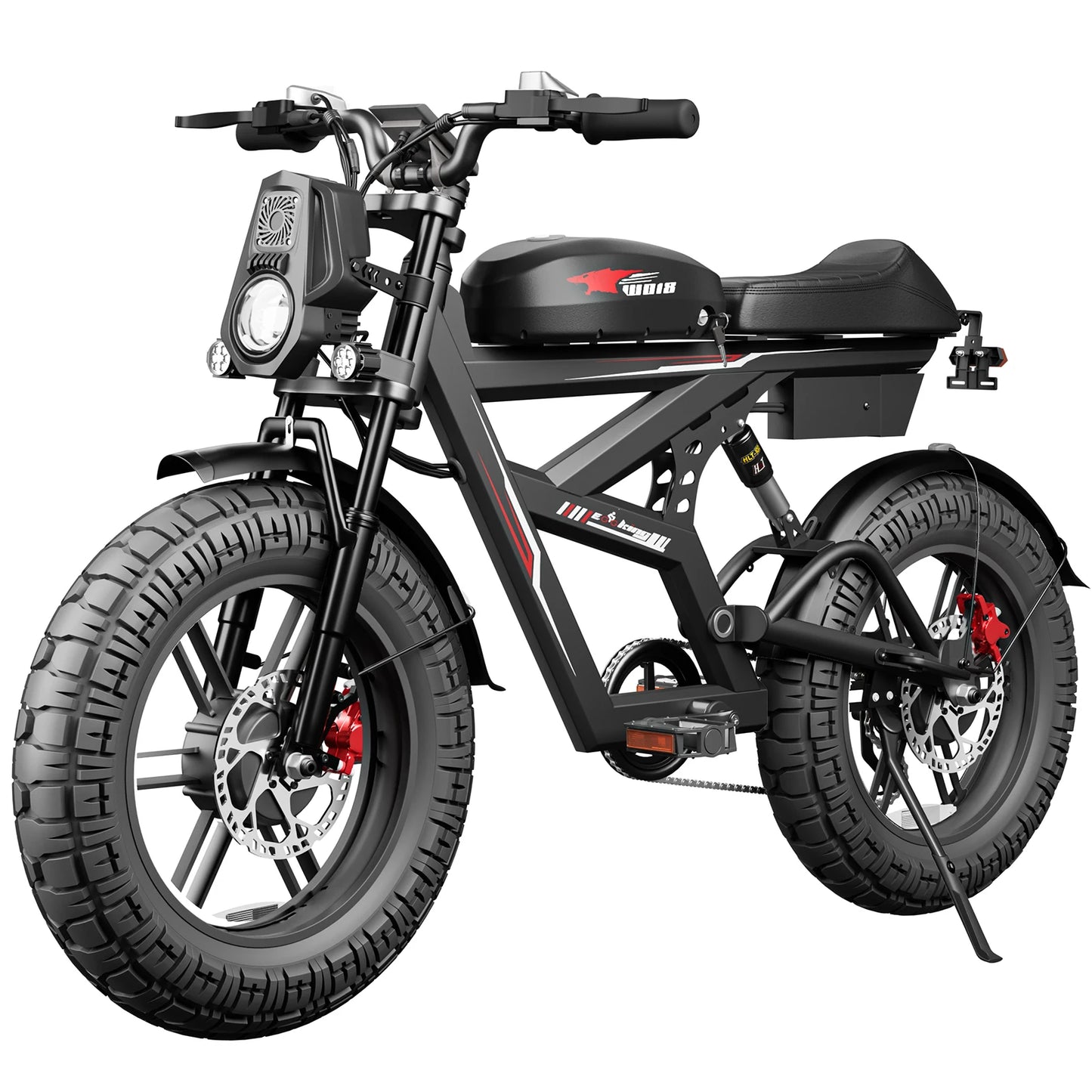 USA  Warehouse 20 Inch Enduro Ebike 2000W Dual Motor Fast Electric Dirt E Pit Bike Fat Tire Bicycle for Adult