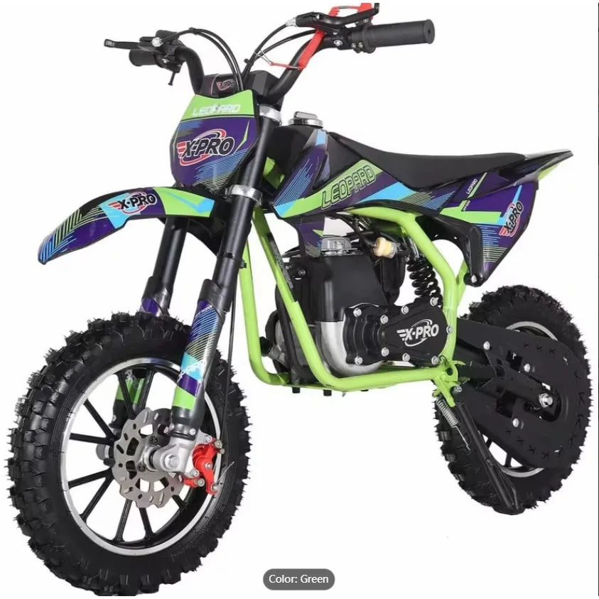 X-PRO 40CC 4-Stroke Kids' Dirt Bike Gas-Powered Off-Road Mini Bike up to 20mph No Battery Required