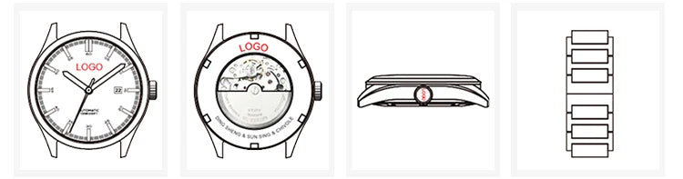 LONGBO 83361 Luxury Watches Men boss Mechanical Watch Custom Trend Fashion Watch Men Luxury Gifts