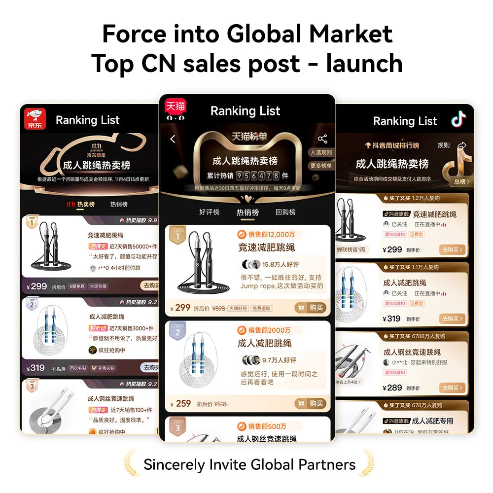 One-Button Press Adjustable Jump Rope, Spiral Thumb Guide Design for Correct Grip, All-Metal Weighted Fitness Rope