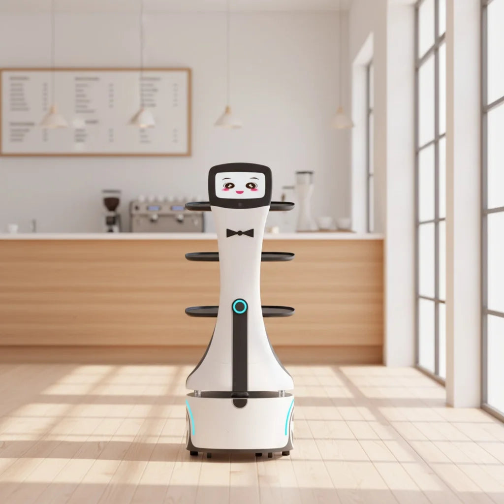 Robot Waiter for Sale Save Labor Smart Food Servant Human Robot Self Driving Waiter Robot