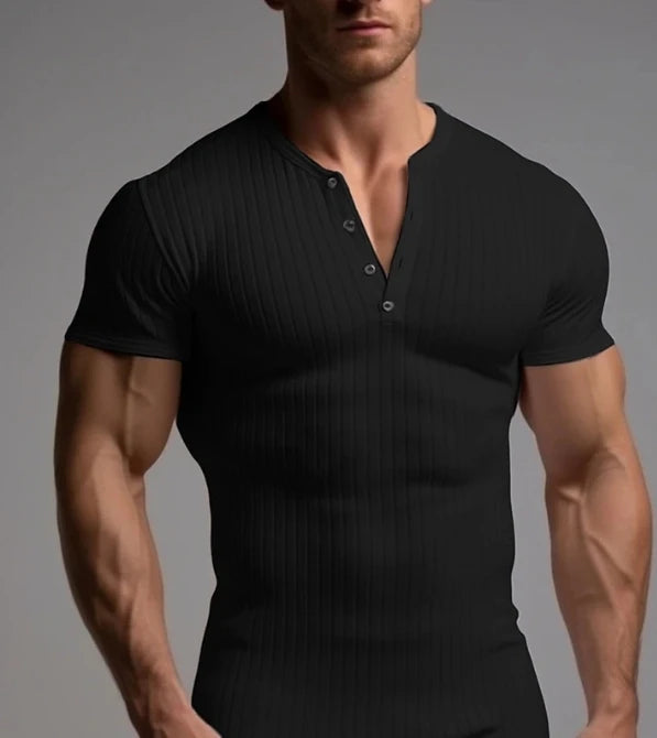 Hot New Men's Henley Custom Graphic Logo T-Shirt Plain Cotton T-Shirt Designs With Sublimation Print Manufacturer's Camiseta T-S