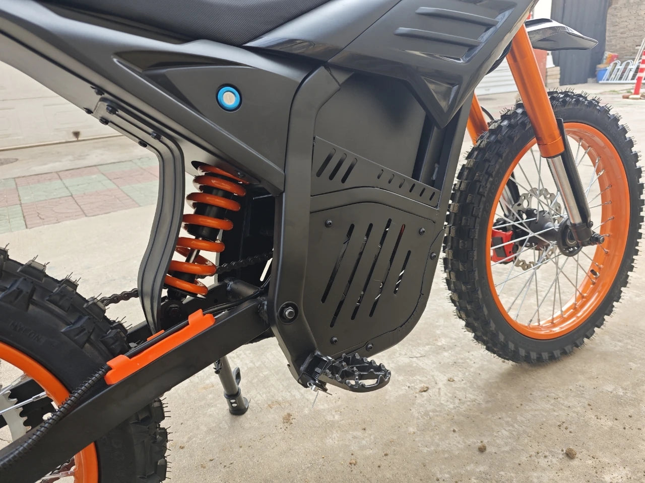 In Stock 72V 3-Speed Electric Off-Road Dirt Bike with Lithium Battery and Brushless Motor Fast Delivery for Adults
