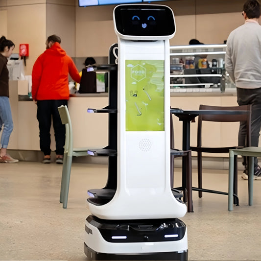 robots de service Performance Delivery Service Robot ABS Material Autonomous Food Delivery Robot for Hotel