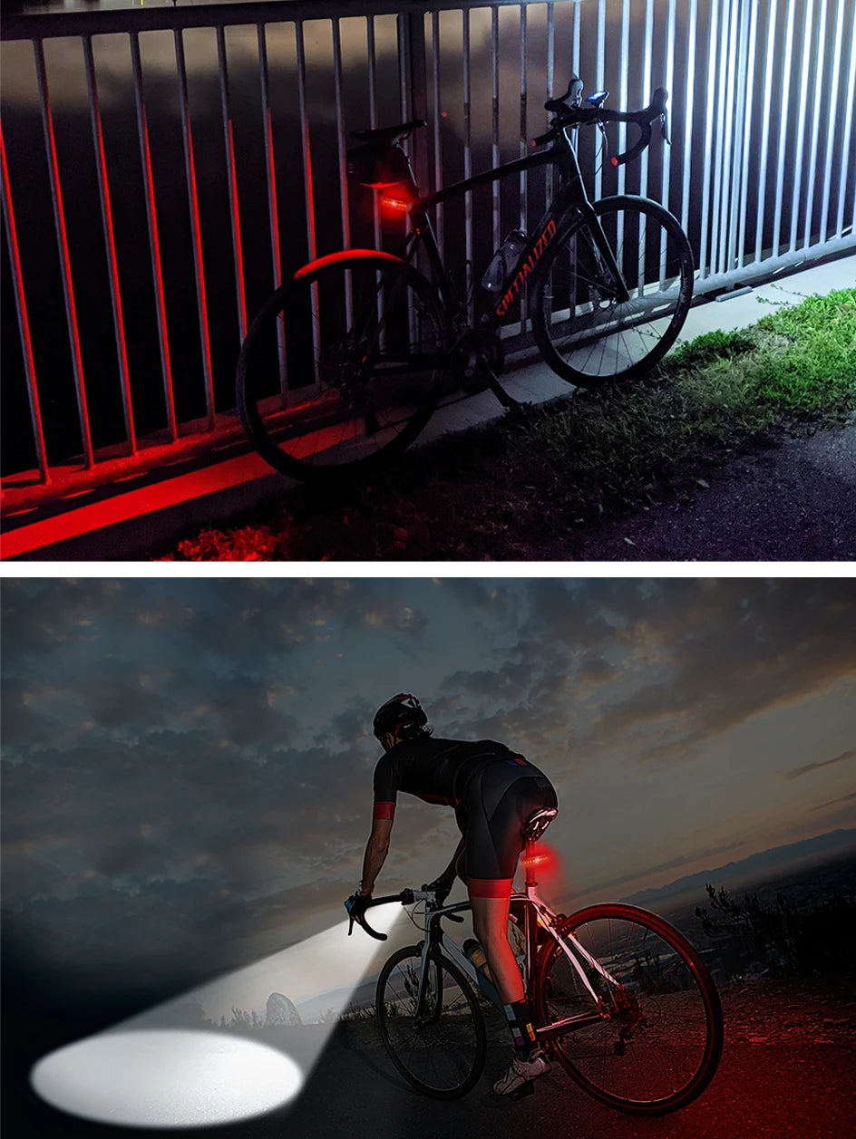 NATFIRE 12 LED Bike Light High Lumen USB C Rechargeable Aluminum MTB Bicycle Light 10000mAh Power Bank Headlight 6 to 12 LED