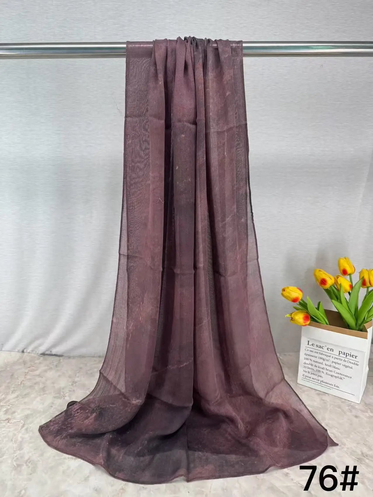 Soft Breathable Modal Hijab for Muslim Women New Digital Printed Woven Scarf Cotton Modal for Autumn