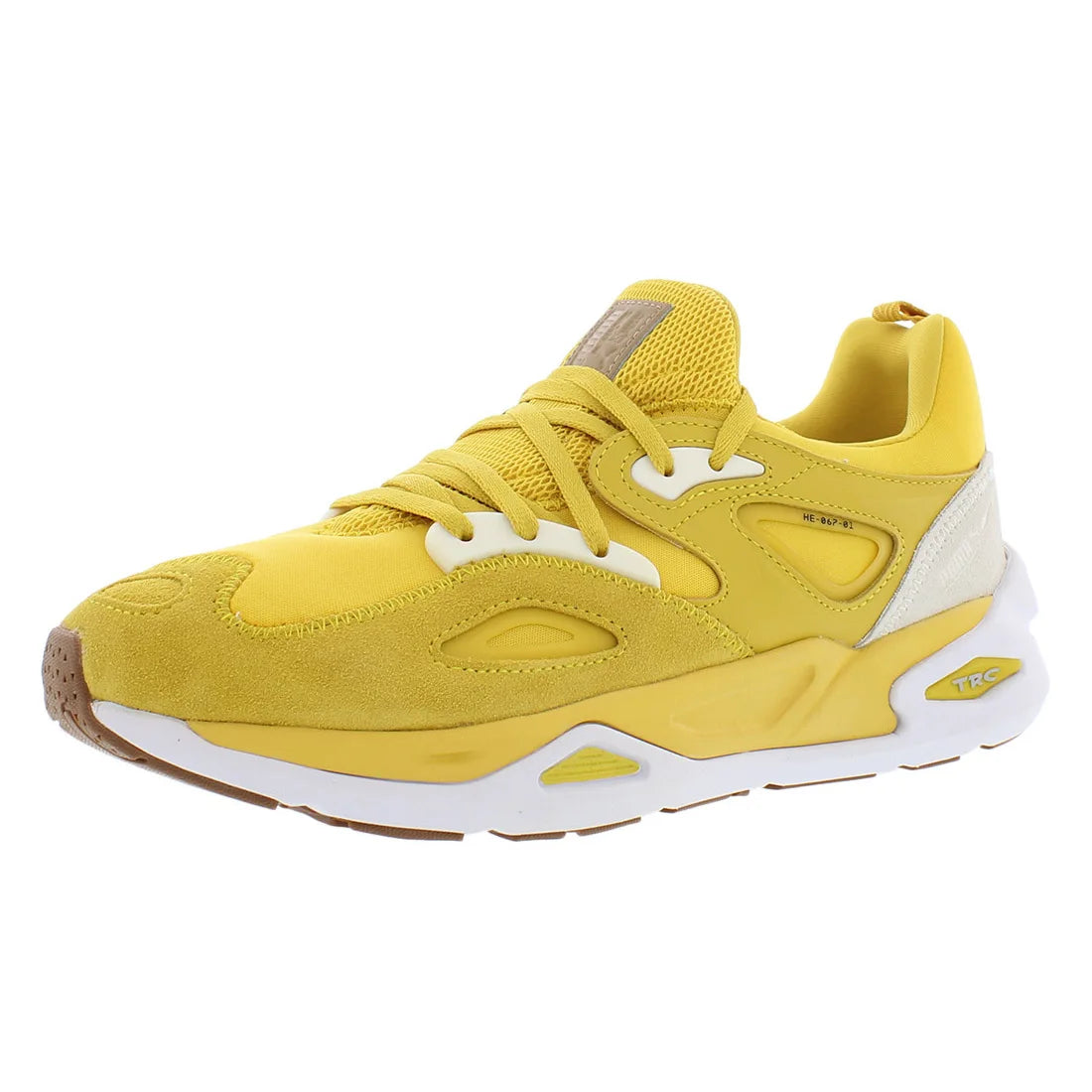 For Trc Blaze D South Men's Running Shoes Yellow Faux Suede Upper Rubber Outsole EVA Midsole Summer Sportwear