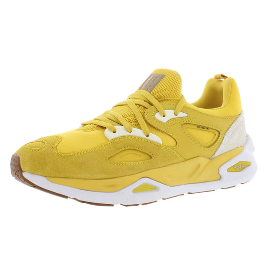 For Trc Blaze D South Men's Running Shoes Yellow Faux Suede Upper Rubber Outsole EVA Midsole Summer Sportwear