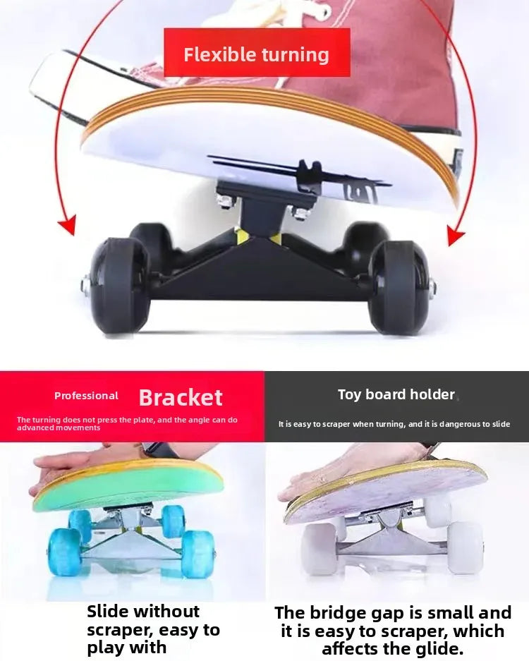 31*8Inch 7Layer Chinese Maple Complete Double Upturned Skateboard with Fashionable Pattern for Outdoor Use