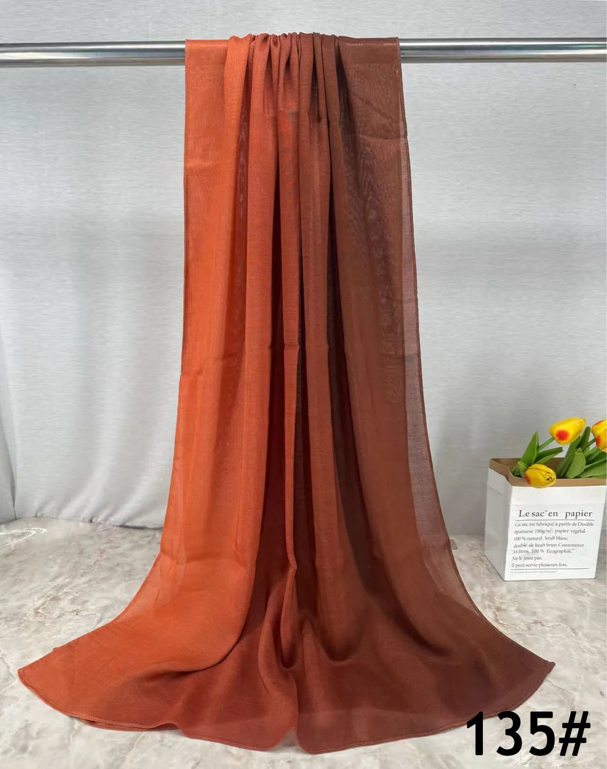Soft Breathable Modal Hijab for Muslim Women New Digital Printed Woven Scarf Cotton Modal for Autumn