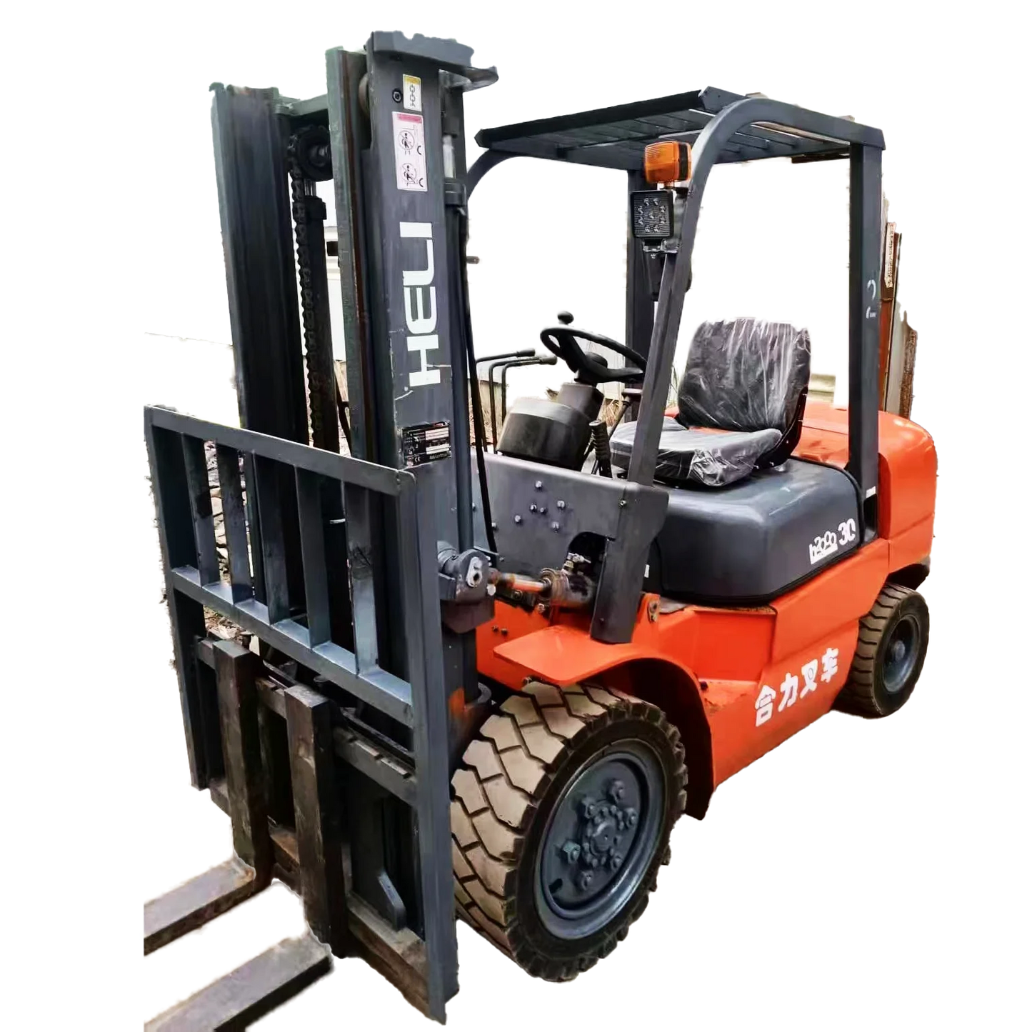 Pre-owned Second-Hand Forklift Heli 3ton Diesel Forklift in Good Condition Use Cost-Effective EAC PVoC CE SASO Certified