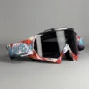Full Frame PC Rimless Cycling Goggles for Motorcycle & Ski Use Windproof Breathable UV Protection CE Certified Day/Night Use