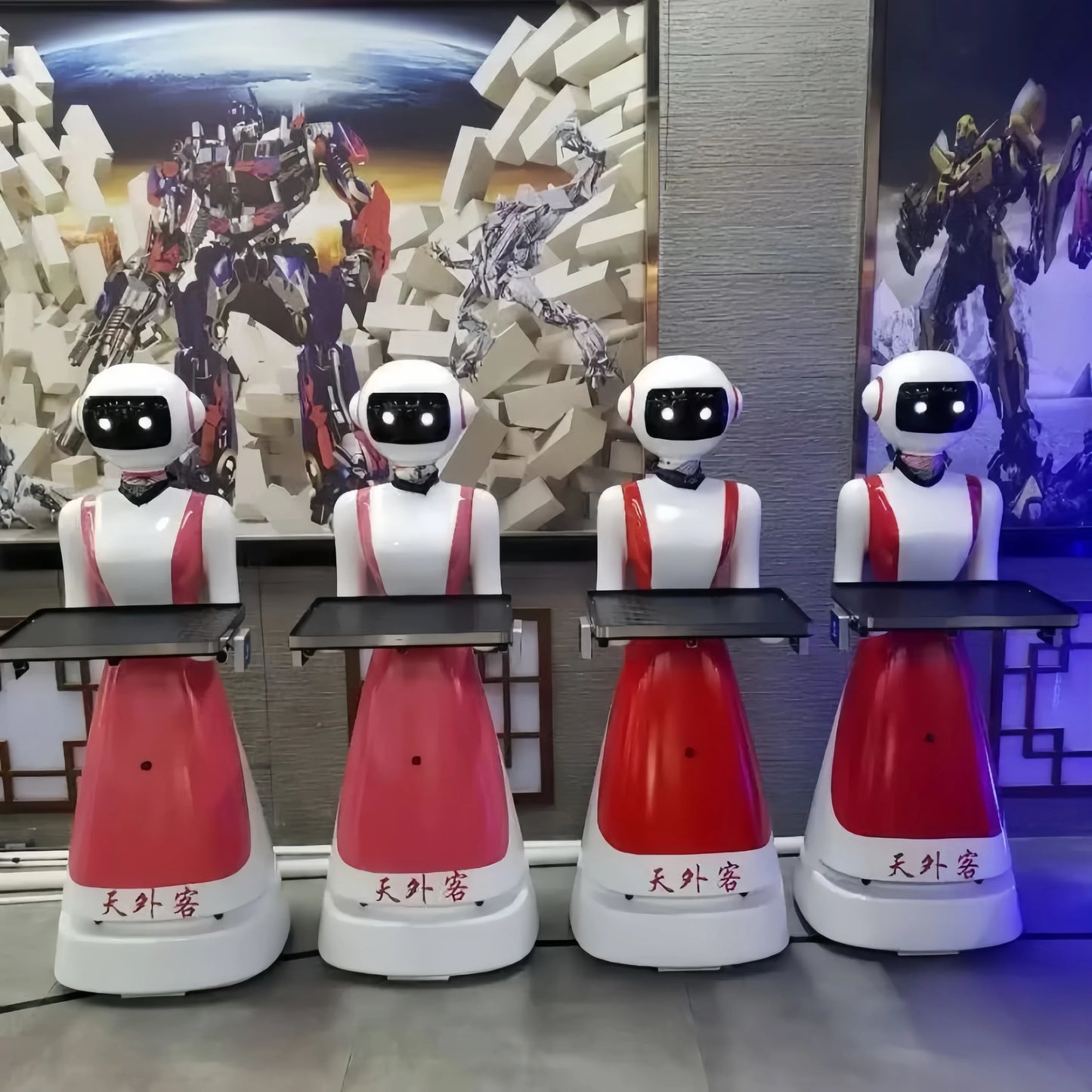 Delivery Service Robot  Hotel Delivery Robot for Hotel Restaurant Room Service