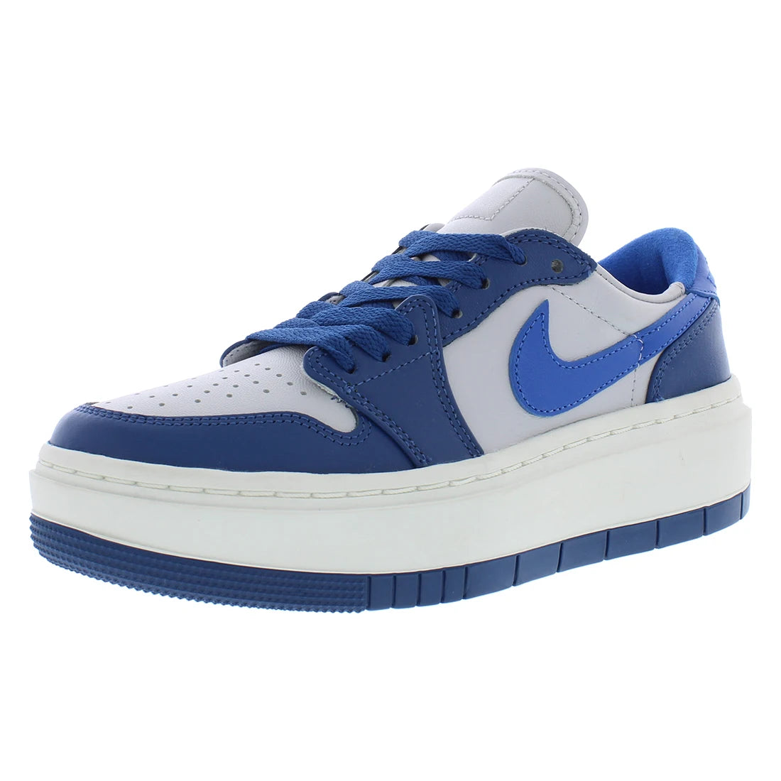 For for Air for 1 Elevate Low Women's Sneakers French Blue/Sport Blue LED Lights Lightweight Korean Style Autumn MSS-DH7004400