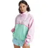 Champion See R Sucker Popover Womens Jackets Color: Pink/White | 100% Authentic