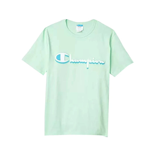 Champion Heritage Double Script Mens Active Shirts & Tees Color: Iced Green Tea | 100% Authentic