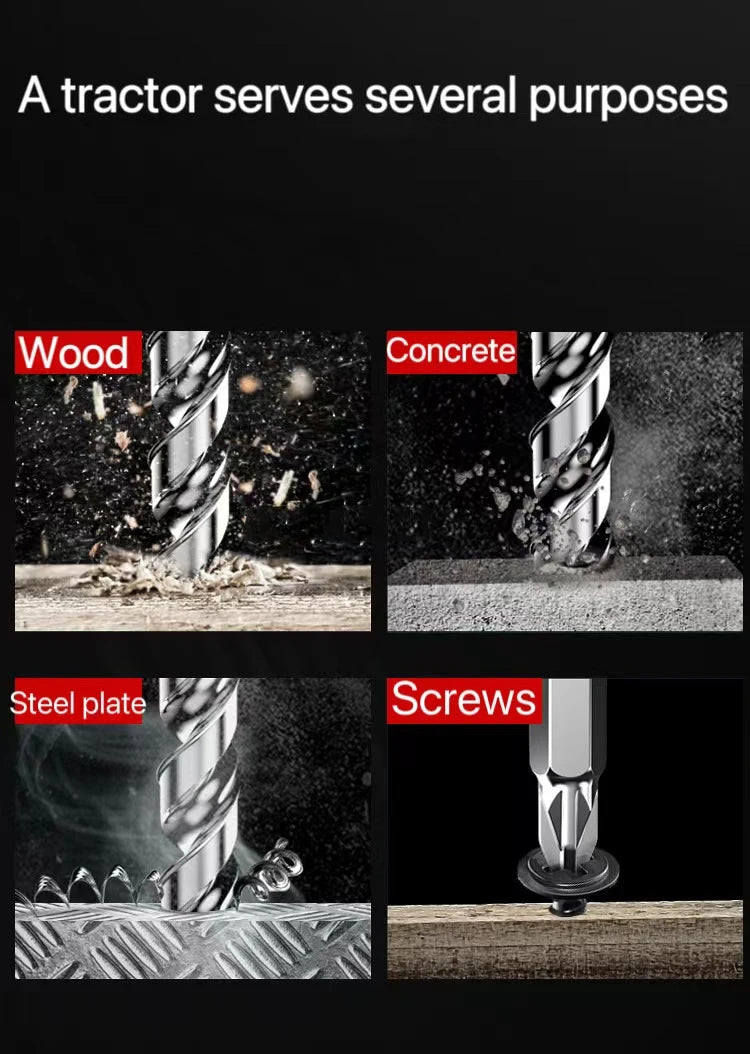 Goldmoon Professional Cordless Power Drilling Tools Screwdriver Sets Multi Function Drill
