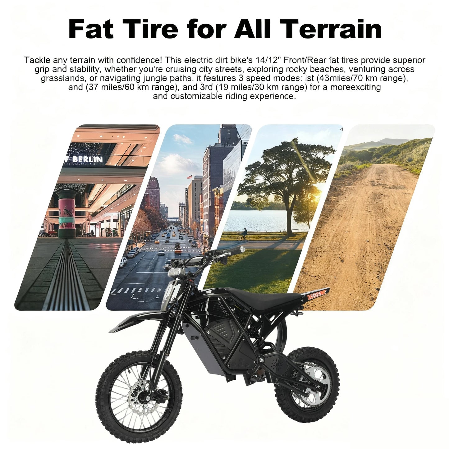 Fast Delivery Rtr Ebike Electric Off-road Motorcycle 2000W Powerful Motor Electric Dirt Bike