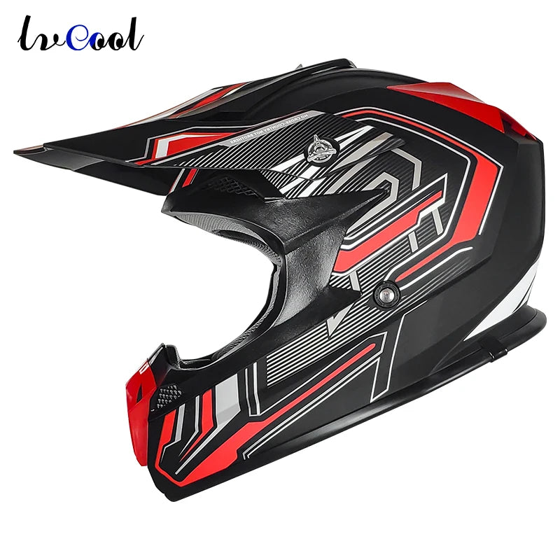 Men's Motocross Casque Off-Road Helmet High Quality Casco Racing Dirt Bike  Downhill ATV Capacete De Moto DOT XL ABS