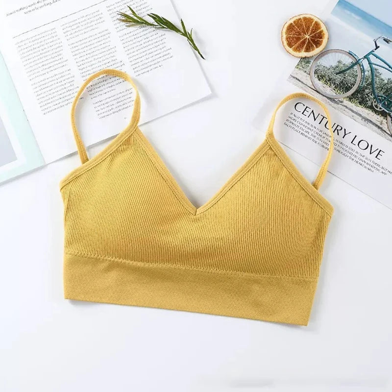 Women's Tube Tops Brassiere Women's Sports Bra Push Up Underwear Tops Seamless Sports Top Sexy Lingerie Female Tops Girl Bra