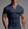 Hot New Men's Henley Custom Graphic Logo T-Shirt Plain Cotton T-Shirt Designs With Sublimation Print Manufacturer's Camiseta T-S