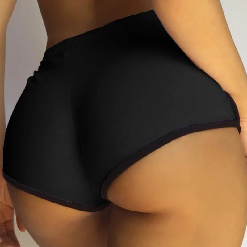 Sexy Summer Elastic Polyester Gym Beach Surf Swim Short Women Workout Running Sport Shorts