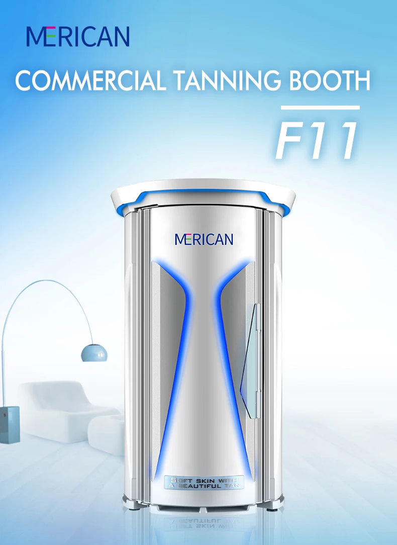 2025 Blue Led Tanning Bed Infrared Spa Capsule Slimming Machine UV Light Lamp Home Tanning Bed UVB Blue LED Light Spa Machine
