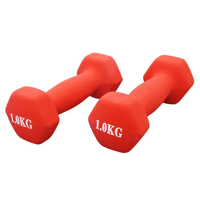 Home Use Bodybuilding Portable Dumbbell Gym Fitness Free Weight Lifting Adjustable Vinyl Neoprene Dumbbell 5kg Dumbbell