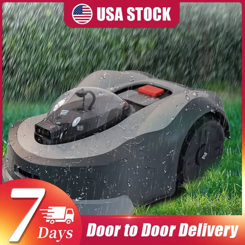 2025 Cordless GPS Navigation Smart Robot Lawn Mower Automatic Rechargeable with Battery Power Self-Propelled Garden Grass Cutter