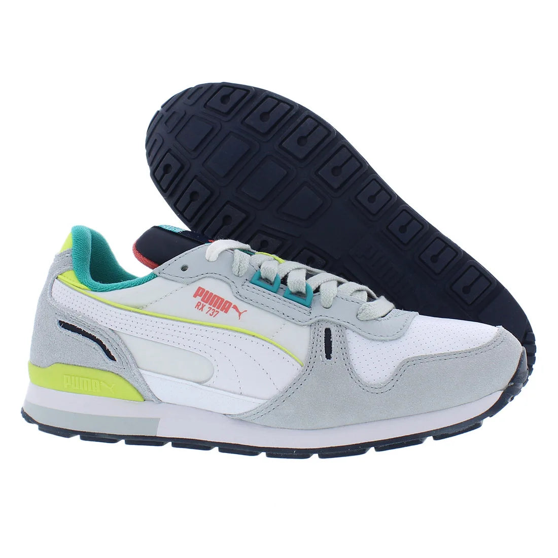 For RX 737 STB Mens Shoes Model MSS-38725701 in White/Grey/Volt 100% Authentic