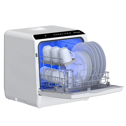 Home Smart Countertop Dishwasher, Space Saving Design, Perfect for Small Kitchen, Modern Design