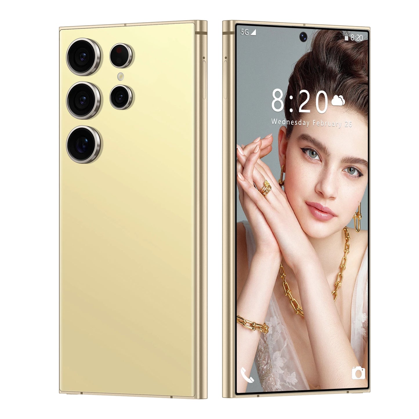 2025 New S24 ULTRA Unlocked Android Smartphone Global Version 16GB+1TB Dual Sim 5G 108MP French Big Screen 5G S25 Mobile Phone