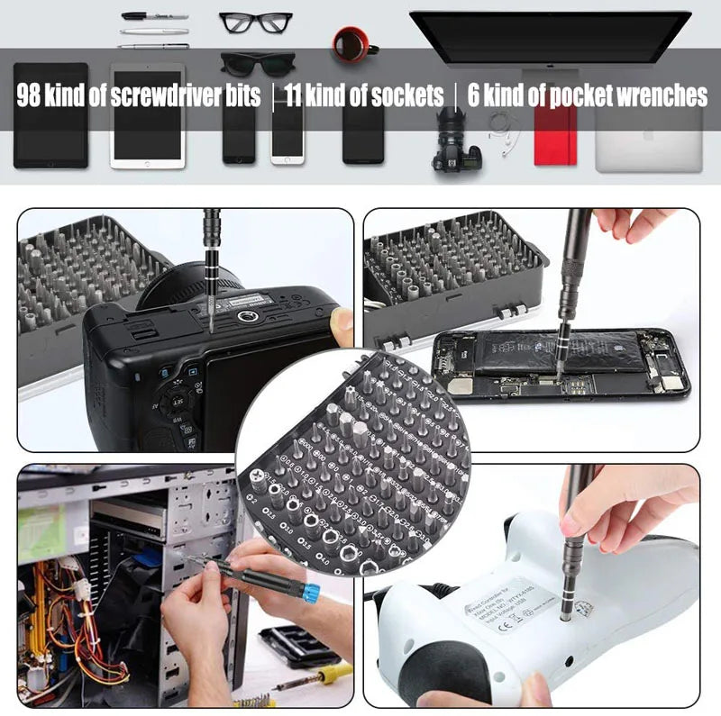 Labor-Saving Ratchet Screwdriver Set Household Combination Toolbox Hardware Magnetic Screw Driver Kit Bits Torx Screwdrivers