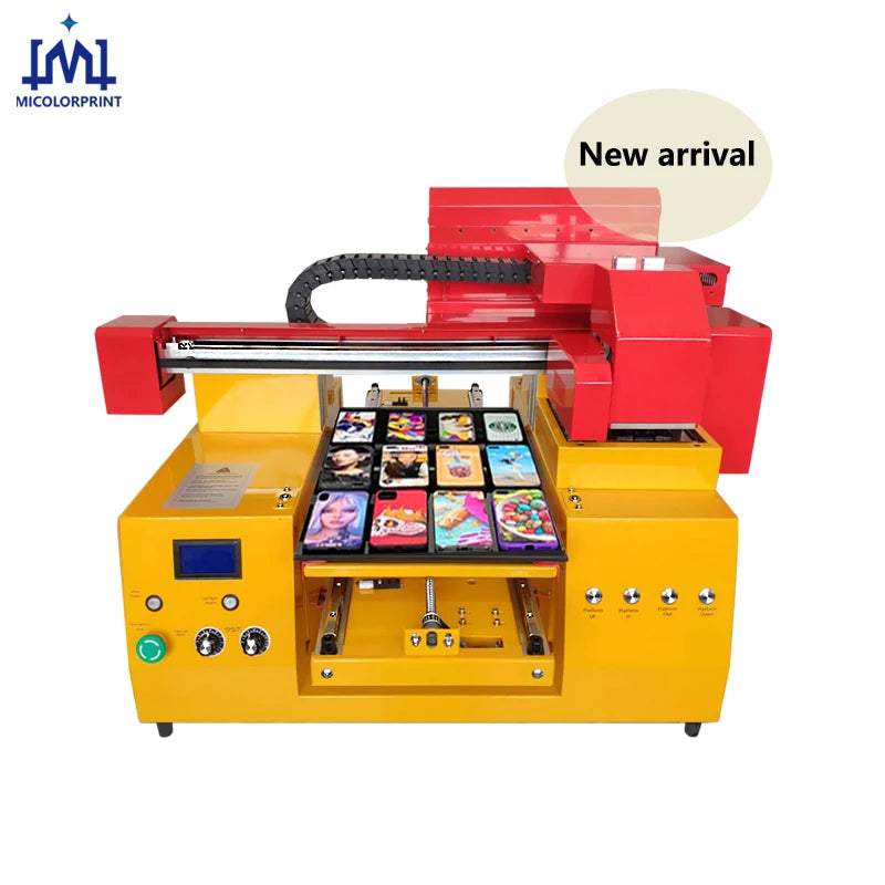 Automatic Desktop UV Printer for Glass Bottle Wood Phone Case A3 UV Flatbed Printer