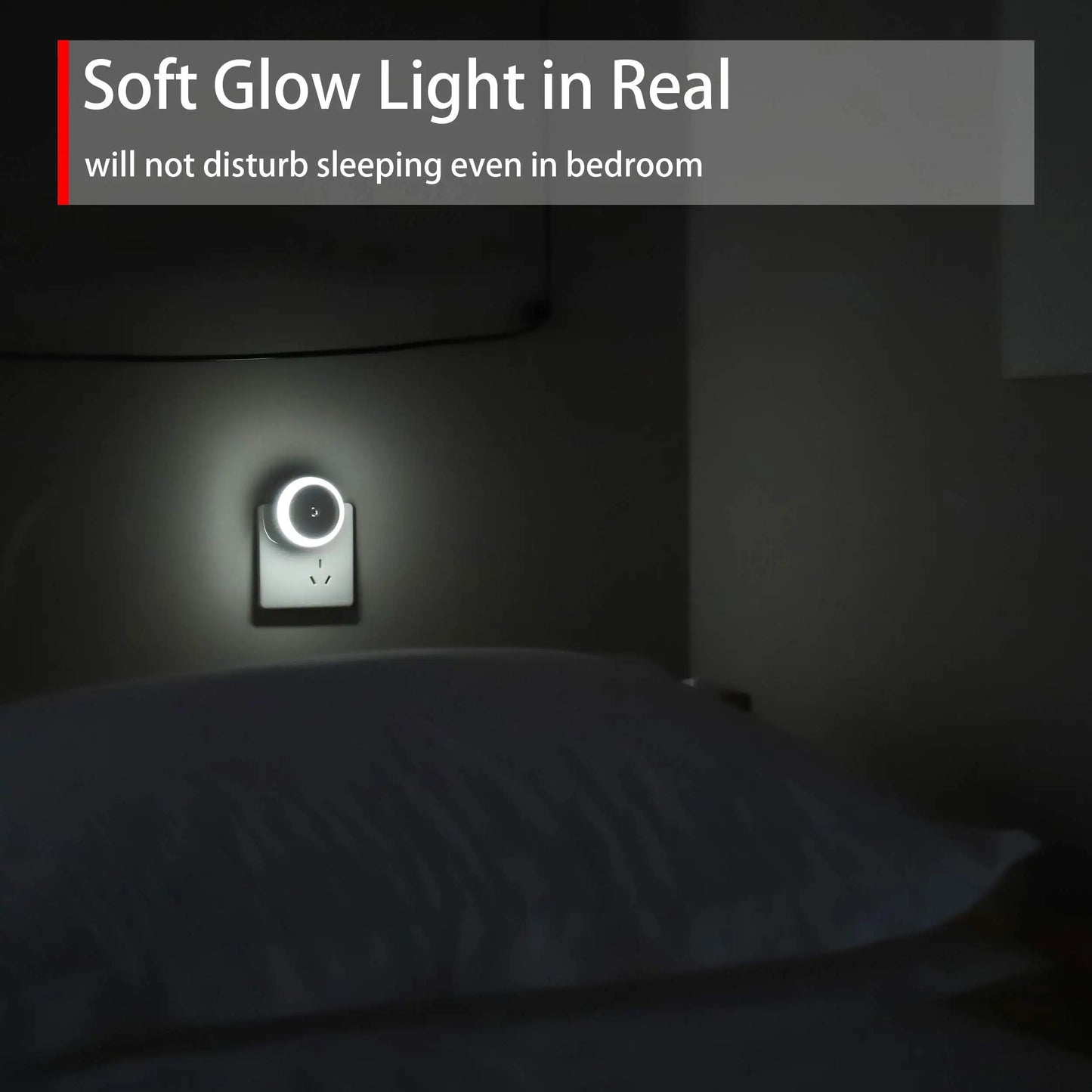 Night-lights for Kids Room 0.5W Dusk to Dawn Sensor Automatic on and Off for Kids Room, Bedroom, Bathroom, Baby Nursery