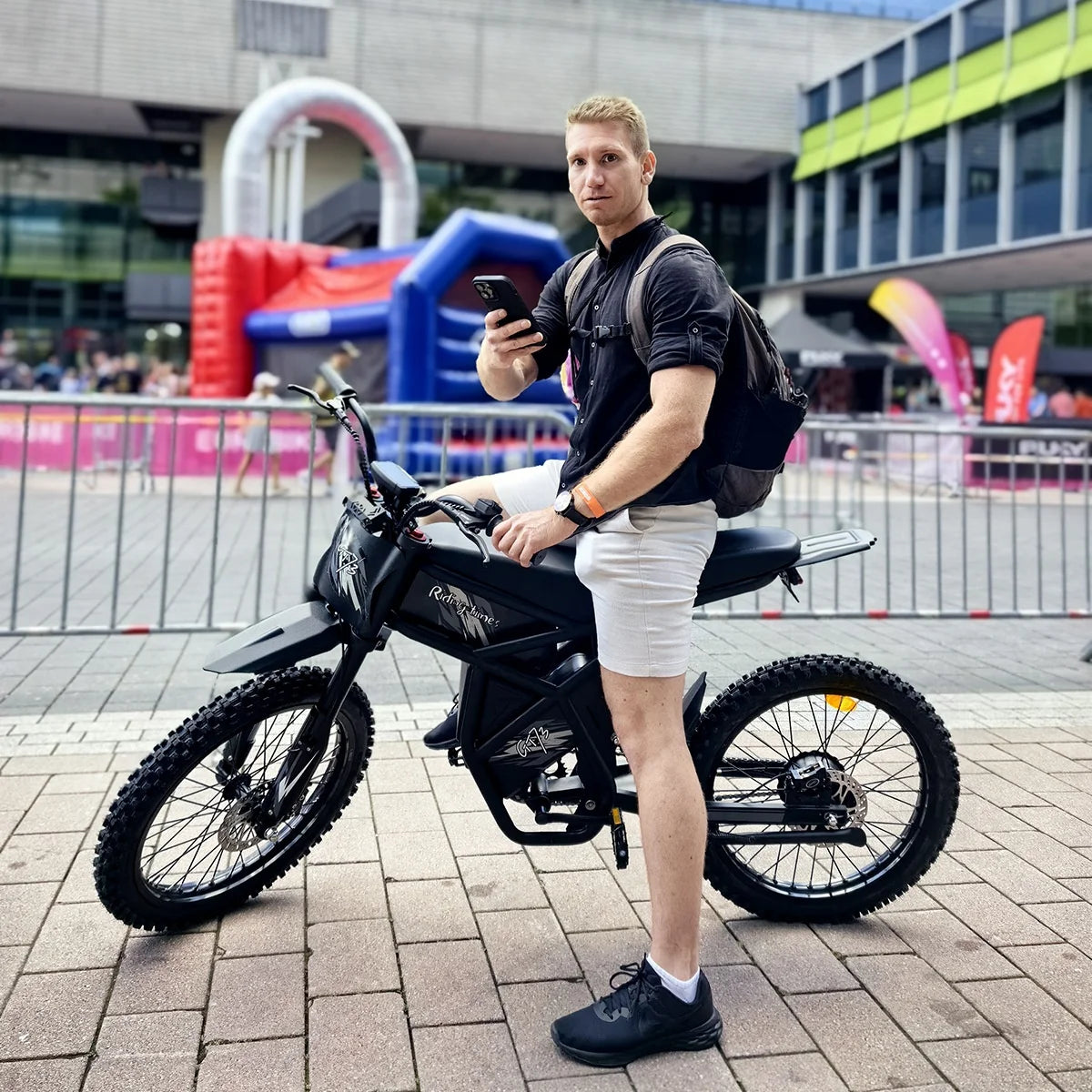Electric Dirt Bike 8000w Off Road 8KW  Powerful Electric Dirt Bike 8000w  Black Edition