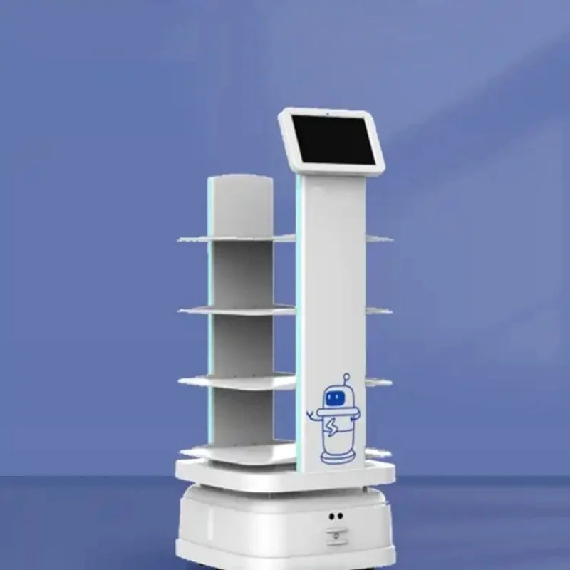 Smart Food Spout Servant Human Roboter Food delivery service robot for Restaurant