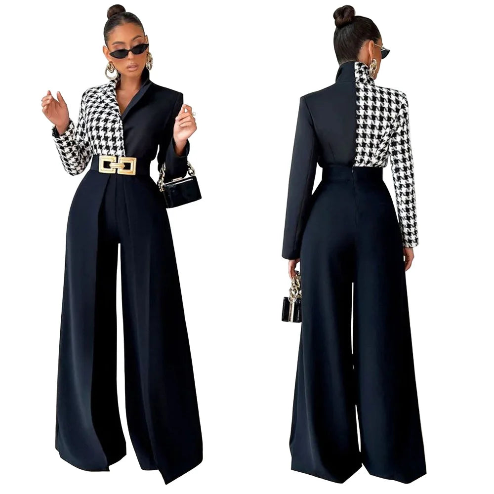 D1467 High Quality Casual Pants & Trousers for Women Solid Color Straight Tube Loose Slim Wide Leg Pants Women Trousers (No Top)