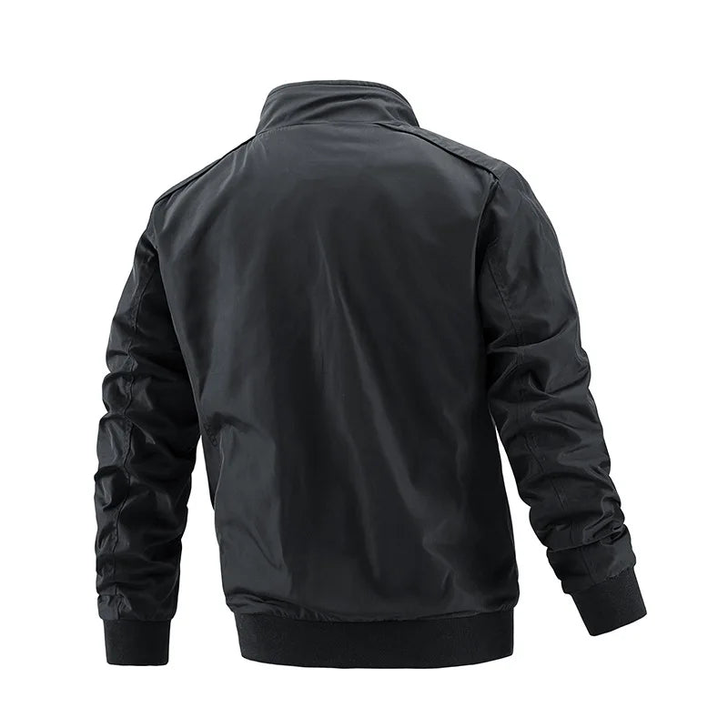 Spring Autumn Jacket Men Casual Coat Men Jacket Outdoors Fashion Zipper Jacket Men Clothing Big Size