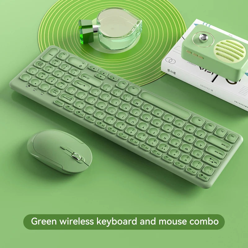 BOW Best Selling HW256 Office Gaming Universal USB Ergonomic 2.4G Wireless Keyboard and Mouse Combo for Desktop Laptop