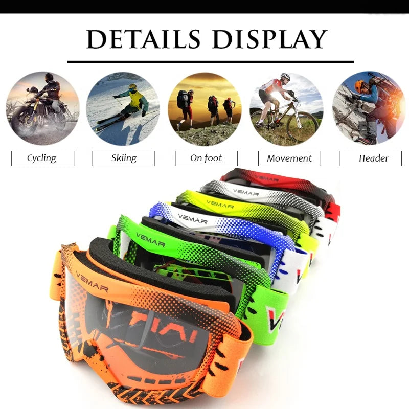 Cycling Glasses Children Dirt Bike Glasses Motocross Helmet Goggles Moto Glasses Eye Protection Motorcycle Off Road MTB Kids