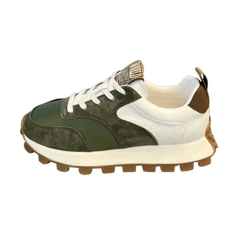New Thick-soled Men's Casual Shoes for 2025 Durable Fashionable Comfortable Men's Height-increasing Shoes